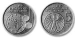 BRD (Bondsrepubliek) Jägernr: 437 1985 F Stgl./unzirkuliert Koper-Nickel 1985 5 DM Jaar de Muziek